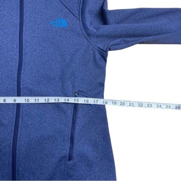 The North Face Jacket Blue Canyon Wall Lined Zipper Pockets Mock Neck Medium EUC - Picture 7 of 10